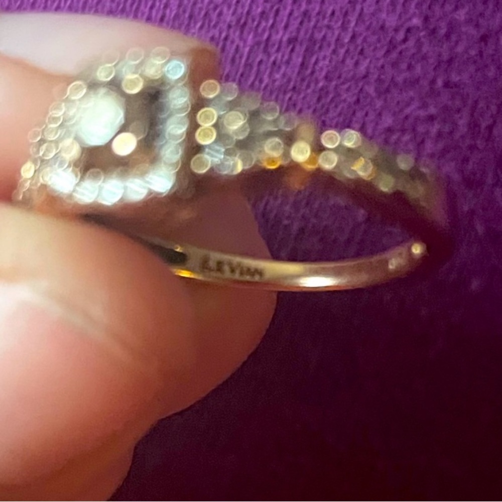Chocolate diamond 14 K rose gold Levian ring - Picture 5 of 15